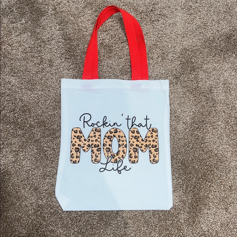 Handmade Colorful Graphic Mom Canvas Tote Bags - Choice of One - Picture 3 of 5